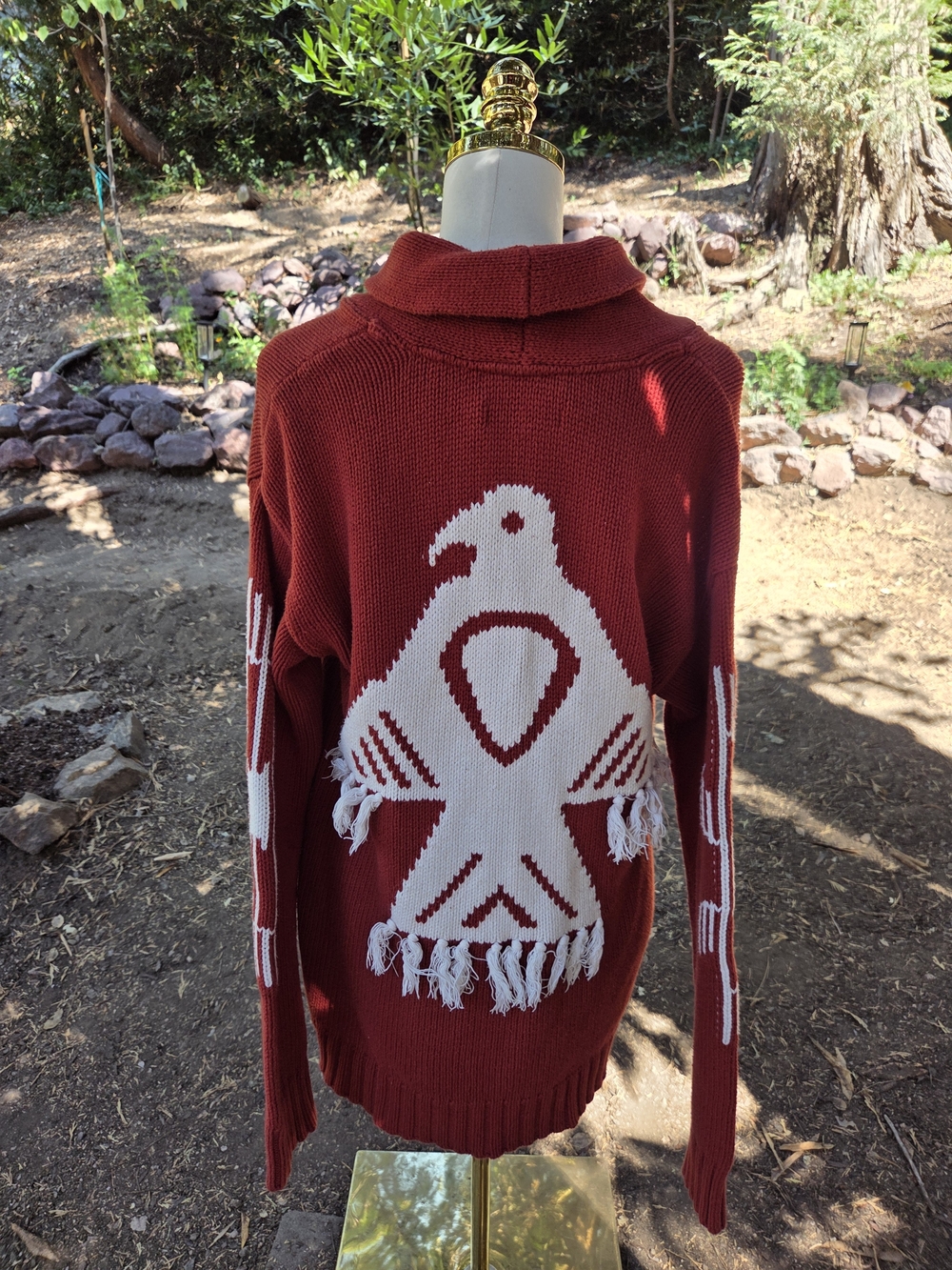 Idyllwind Miranda Lambert Soaring Eagle Button Cardigan Sweater Size Large